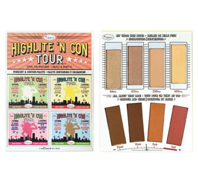 Палетка для макияжа theBalm Palettes Highlite 'N Con Tour